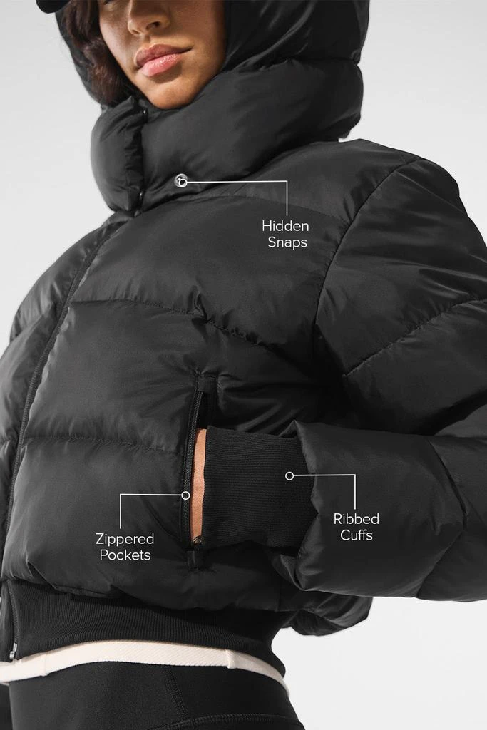Alo Foxy Puffer Jacket - Black 2
