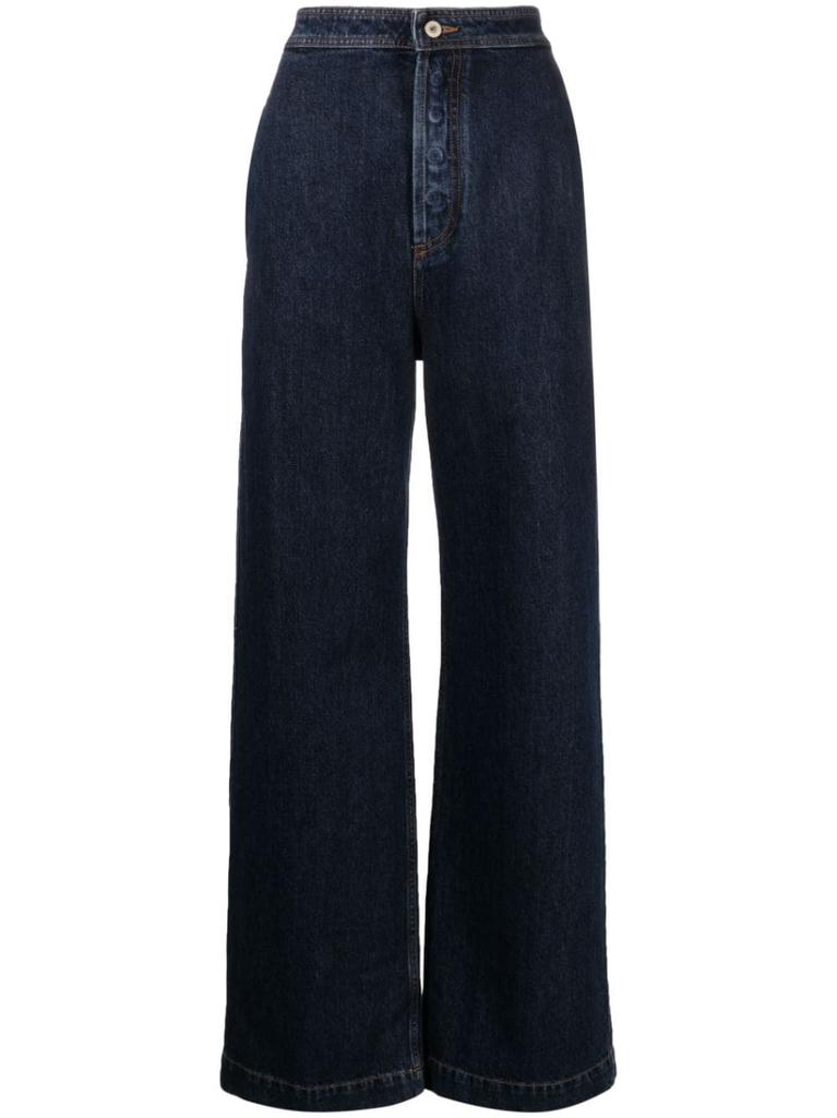 【関税&送料込】Loewe Loewe Denim High-Waisted Jeans Loewe LOEWE - High Waisted Denim Jeans - Pants - BeyondStyle
