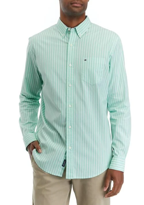 Crown & Ivy™ Ivy Long Sleeve Printed Poplin Shirt 1