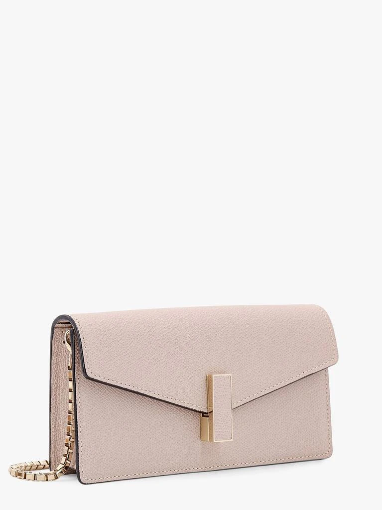 VALEXTRA Leather clutch with metal detail 3