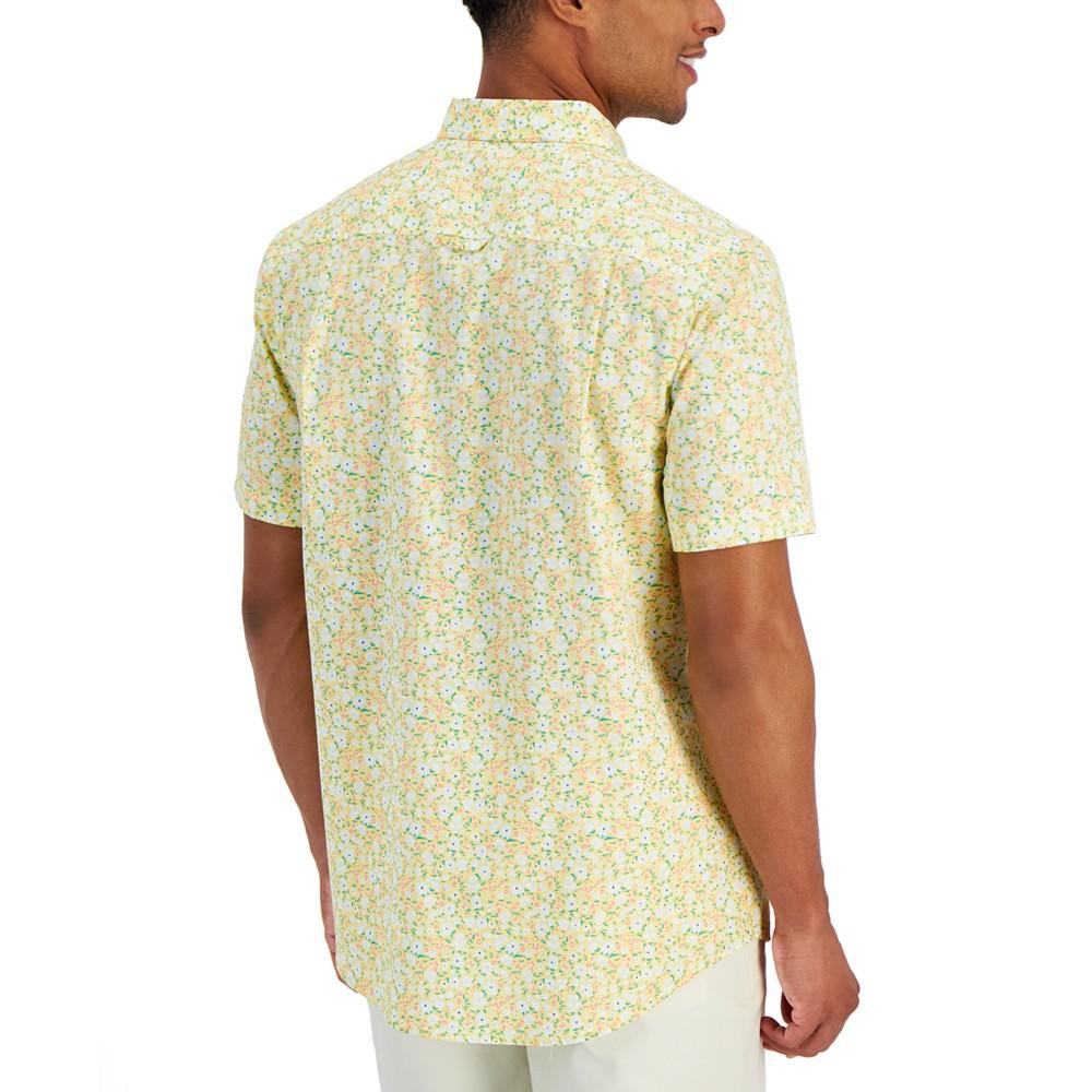 Club Room Men's Udon Floral Poplin Shirt, Created for Macy's