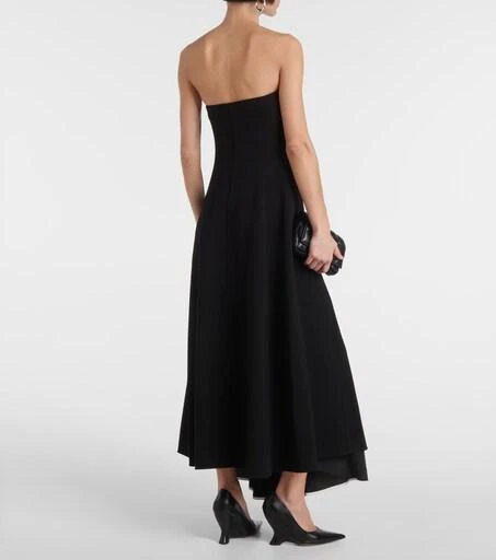 knee length dresses for ladies Danielle Maxi Dress Blue in Chiffon