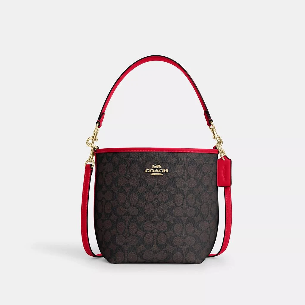 Coach Outlet City Bucket Bag In Signature Canvas 1