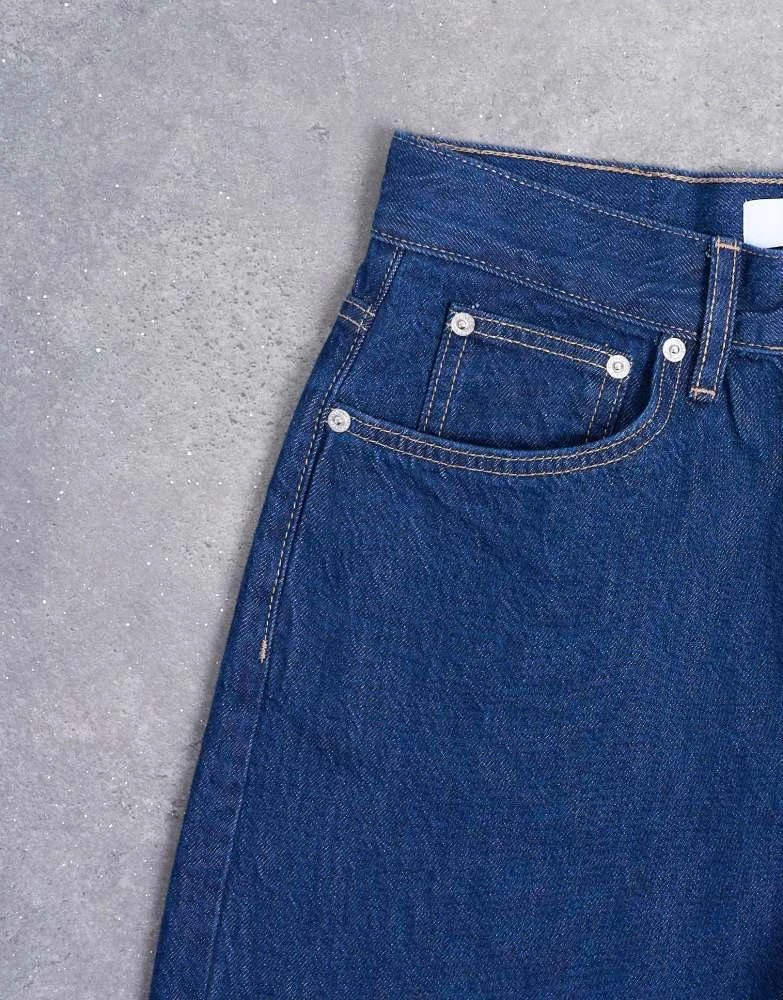 Topshop Topshop Column mid rise jean in indigo rinse 5