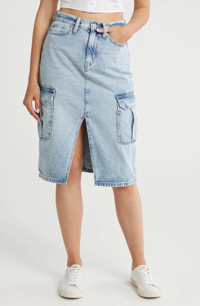 Calvin Klein High Waist Cargo Midi Skirt 1