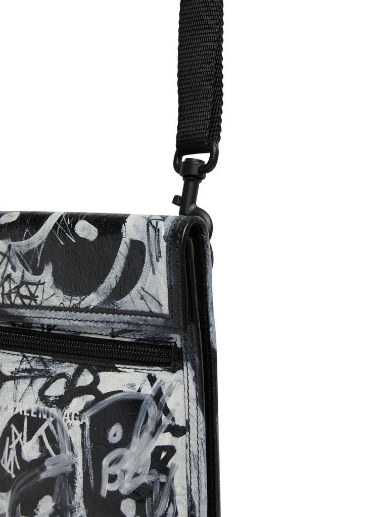 BALENCIAGA Explorer Small Pouch With Strap Graffiti 4