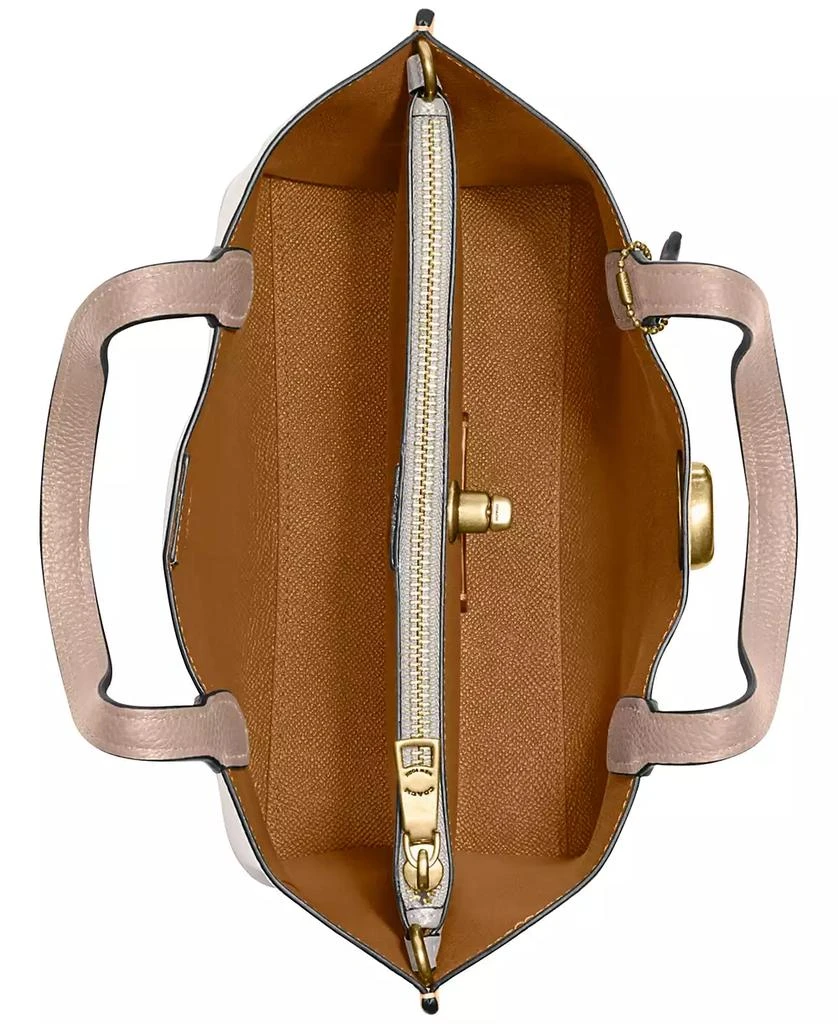 Coach Polished Pebble Leather Willow Tote 24 with Convertible Straps 2