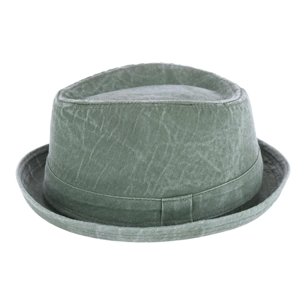 Epoch Hats Company Men's Washed Denim Cotton Fedora Hat 7