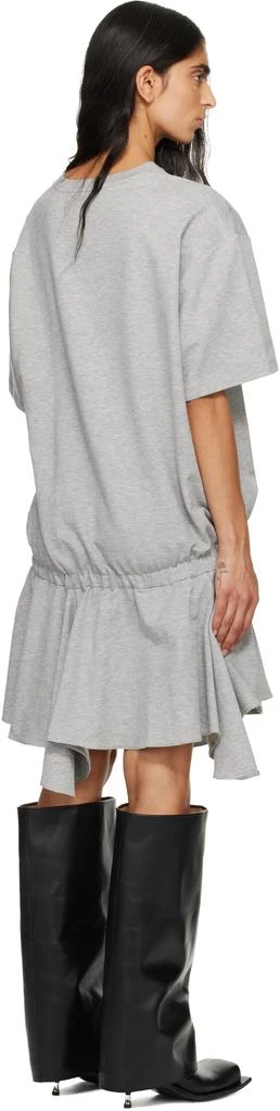 FIDAN NOVRUZOVA Gray Rhea T-Shirt Minidress 3