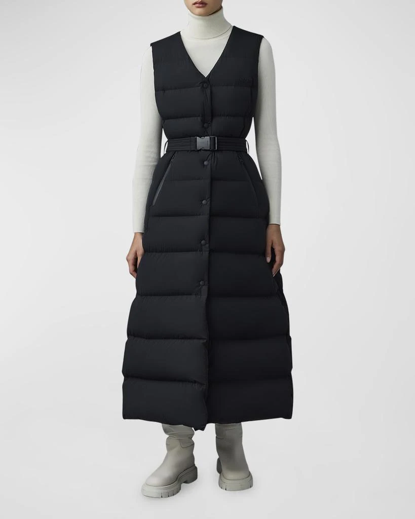 Mackage Misty Sleeveless Long Puffer Coat 1