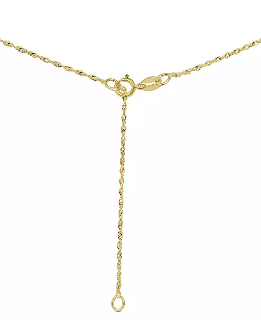 Macy
s Gemstone Solitaire Pendant Necklace in 14k Gold, 16" + 2" extender 3