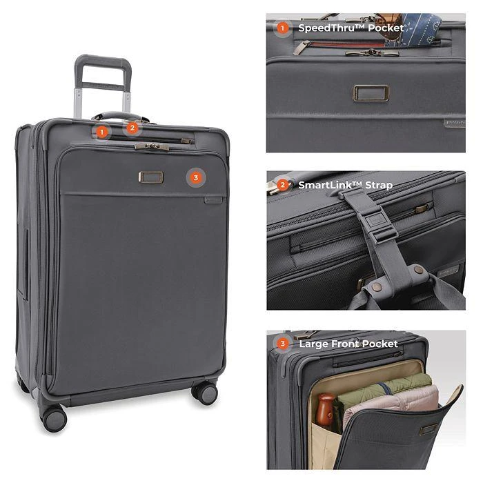 Briggs & Riley Baseline Large Expandable Spinner Suitcase 16