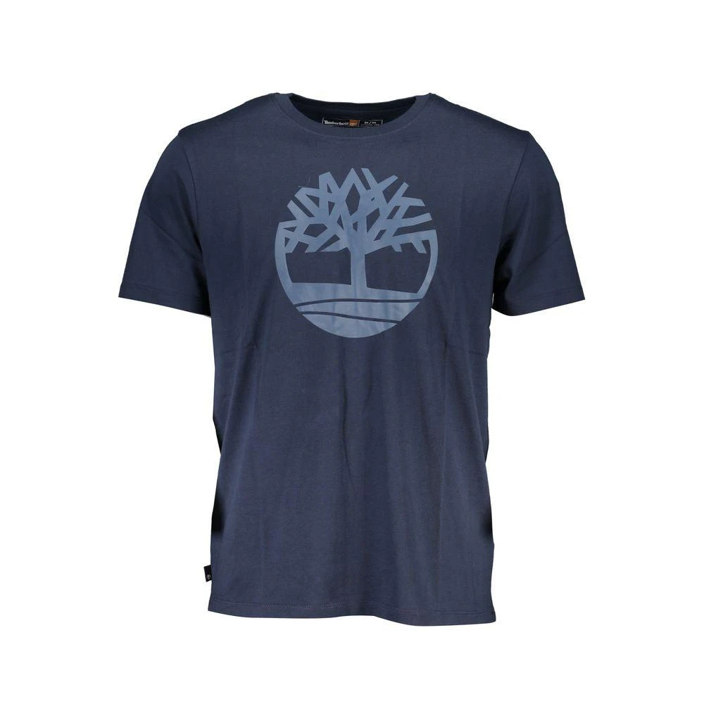 Timberland Timberland Blue Cotton T-Shirt 1