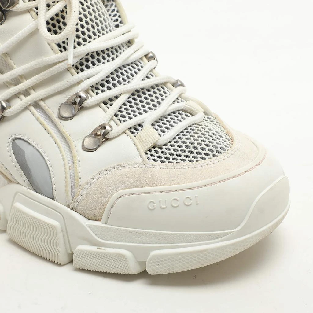 Gucci Gucci White Leather and Mesh Flashtrek Low Top Sneakers Size 41 7