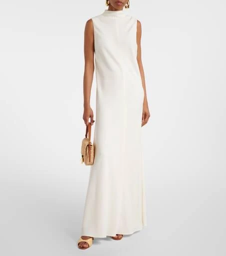 Staud Araya crêpe maxi dress 2