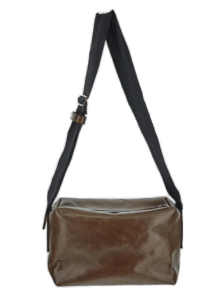 Uma Wang Uma Wang Buckle Detailed Zip-Up Shoulder Bag