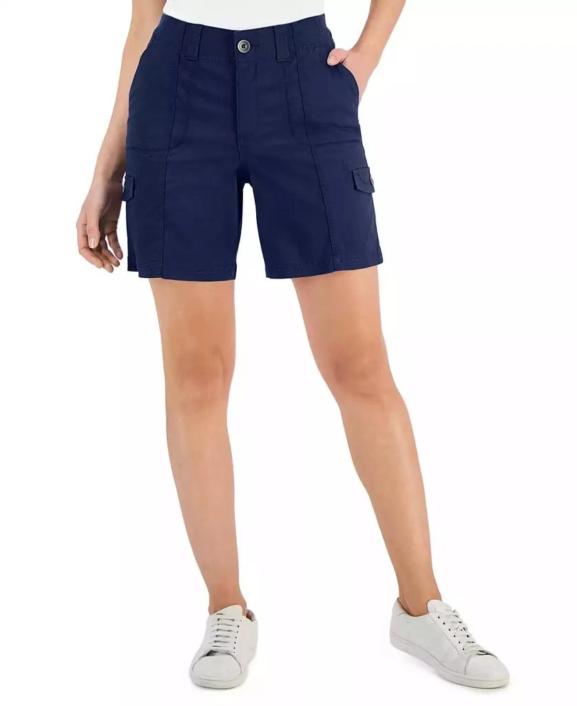 Style & Co Women's Comfort-Waist Cargo Shorts, Created for Macy's 1