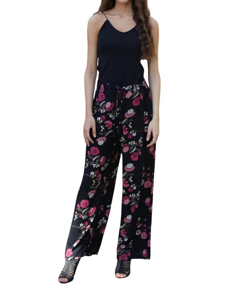 Angie Angie - Blooming Floral Tassel Pant