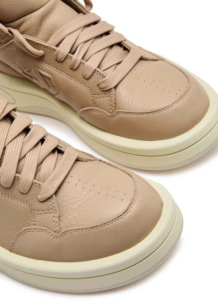 Rick Owens X Converse Turbowpn panelled leather sneakers 3