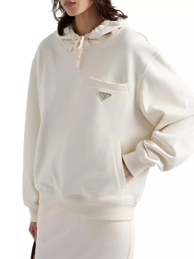 Prada Cotton Fleece Hoodie 2