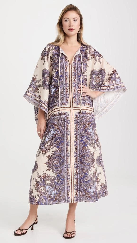 Zimmermann Ottie Caftan Midi Dress 6