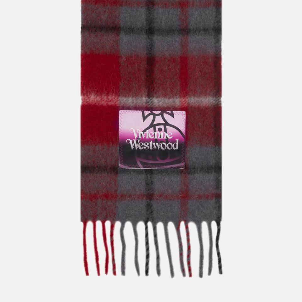 Vivienne Westwood Vivienne Westwood Tartan Wool-Blend Scarf