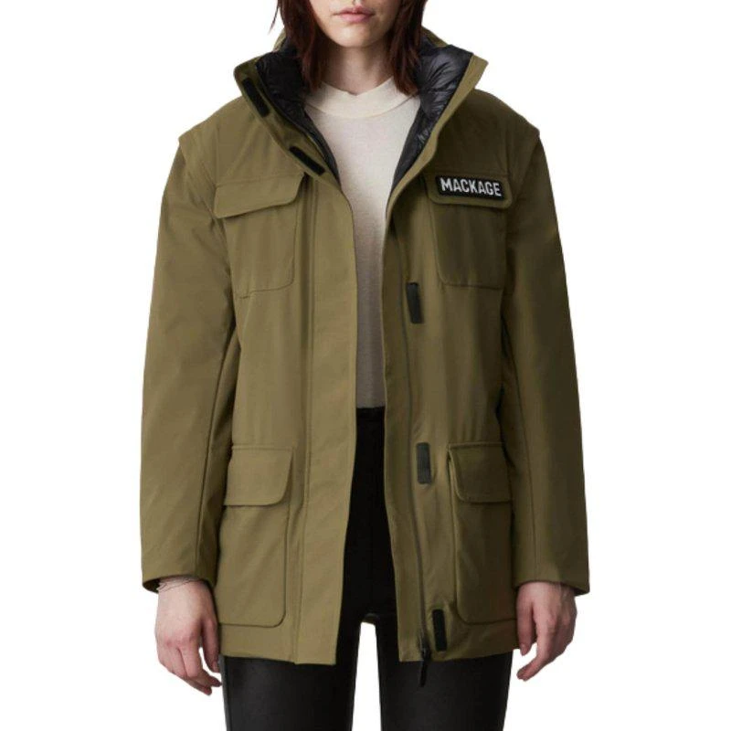 Mackage Agata Field Jacket In Olive 1