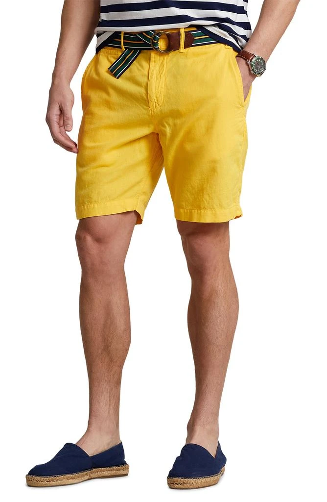 Ralph Lauren Classic Fit Maritime Linen & Cotton Shorts 1