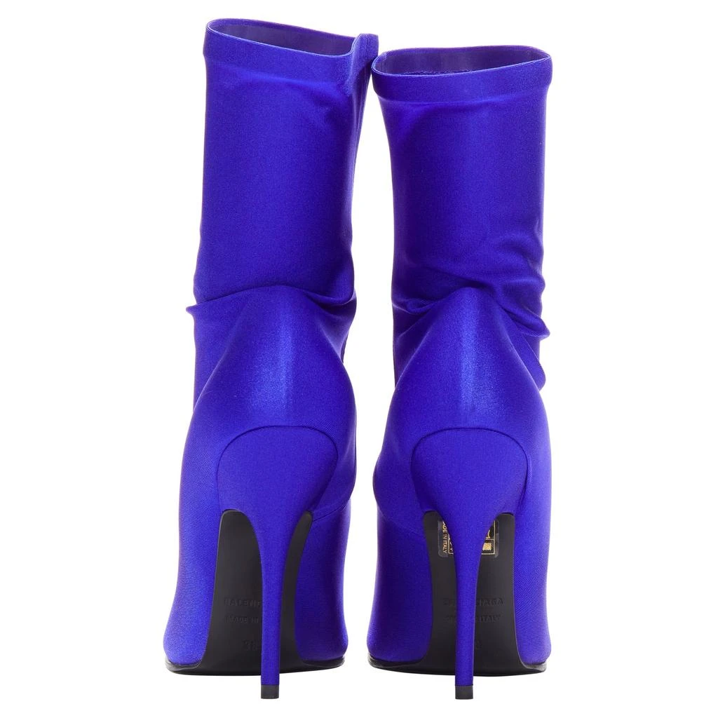 Balenciaga Demna lycra high heeled sock boots Kim Kardashian 5