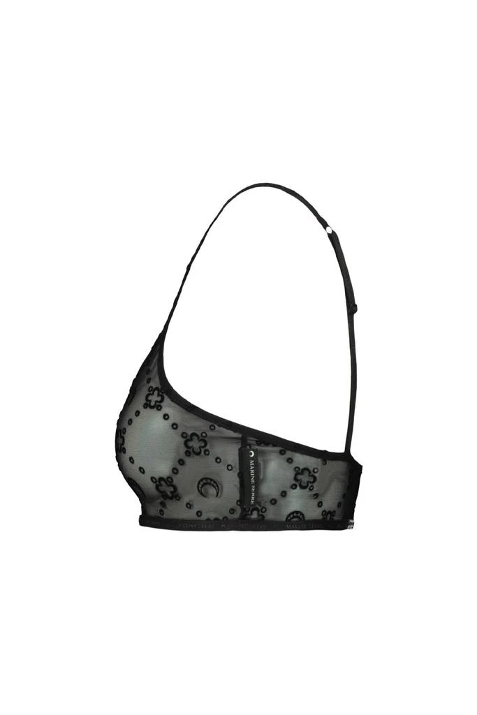 MARINE SERRE Recycled Mesh Flock Bralette 2