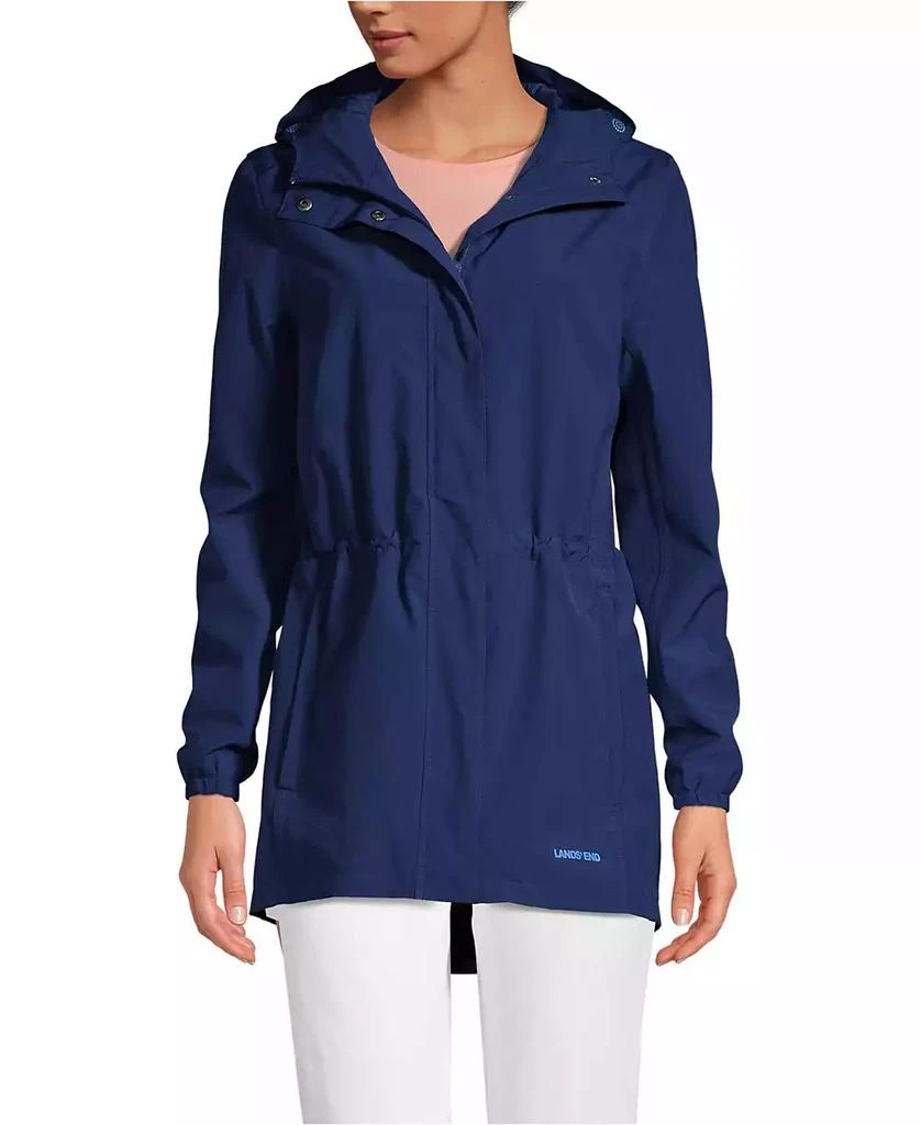 Lands
End Women
s Squall Packable Waterproof Raincoat