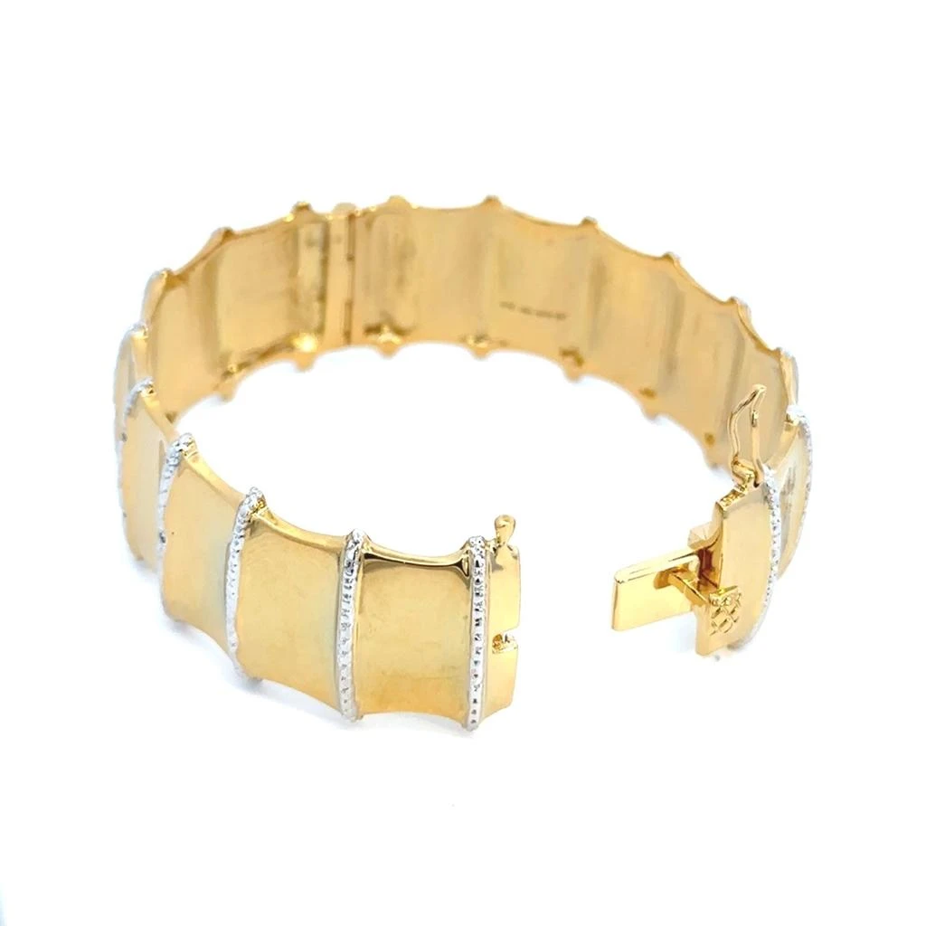 Savvy Cie Jewels 18K GOLD PLATED BANGLE BRACELET 2