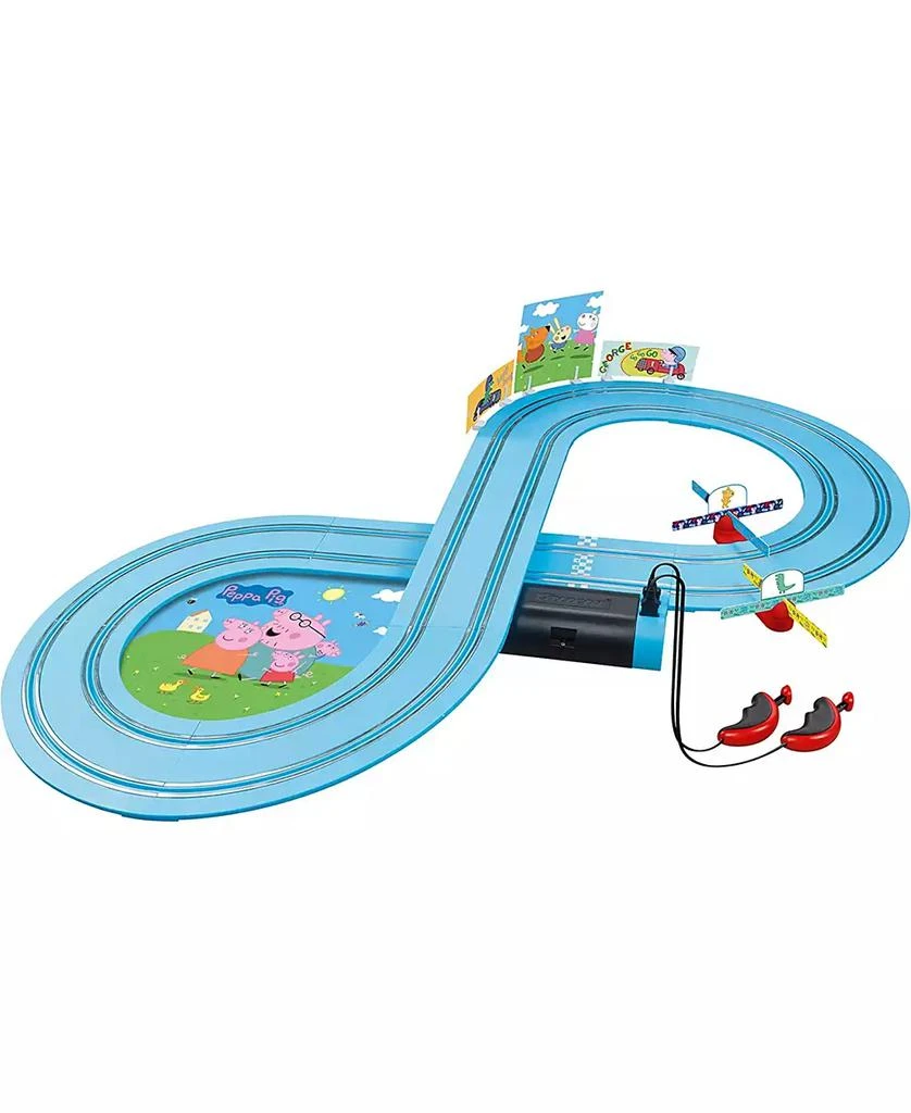 Carrera First Peppa Pig Kids GranPrix Spinner Slot Car Race Track 6