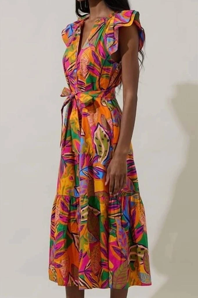 Sugarlips Sugarlips - Mayfield Bay Color Block Maxi Dress 3