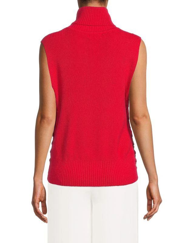 Ramy Brook Annalise Lace Up Sweater Vest 2