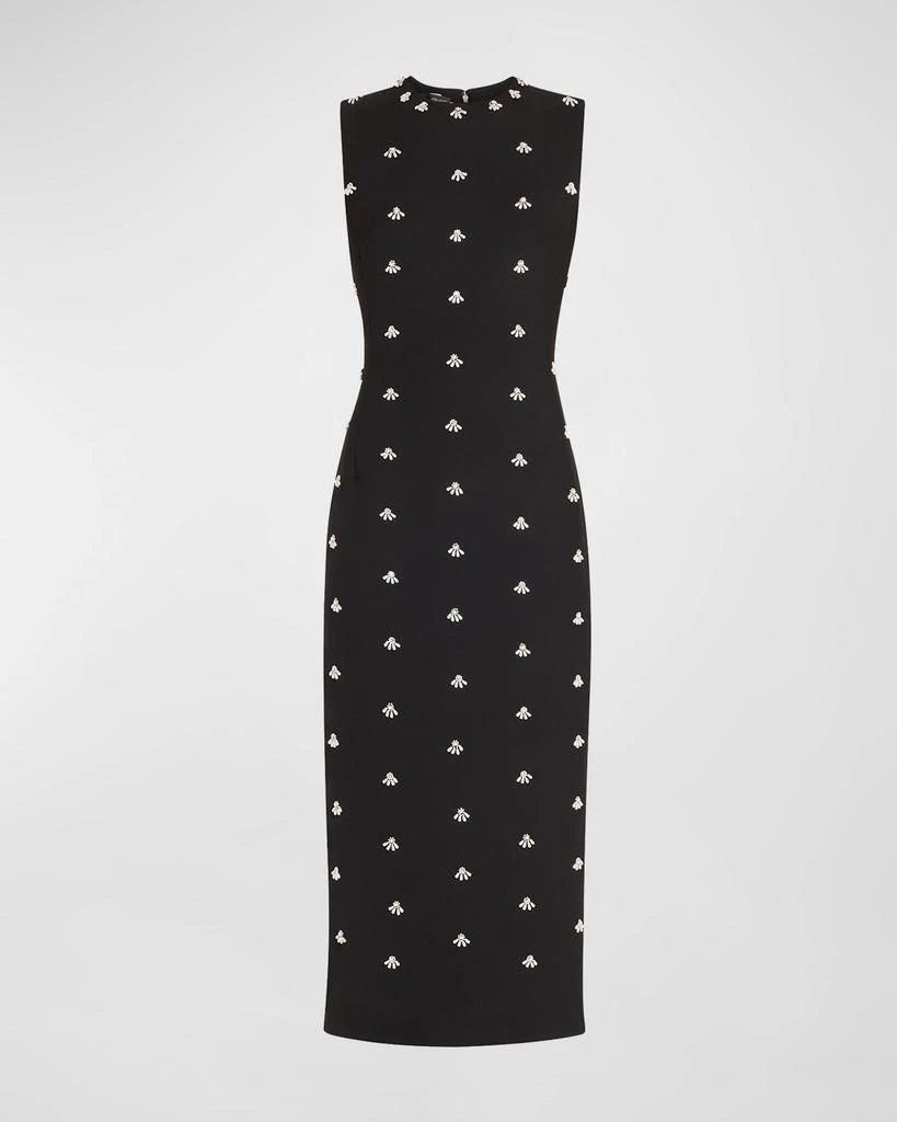 Pearl Cabochon Wool Midi Cocktail Dress  On Sale Now with Up to 60% Off |  Discover Exclusive Deals & Savings at BeyondStyle  Authentic Oscar de la  Renta women|dresses|Women|women's clothing with