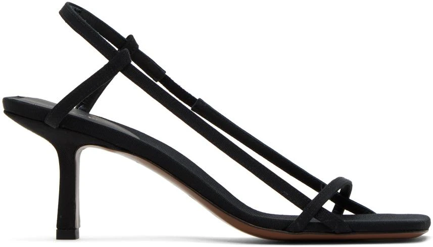 NEOUS Black Merga Heeled Sandals 1