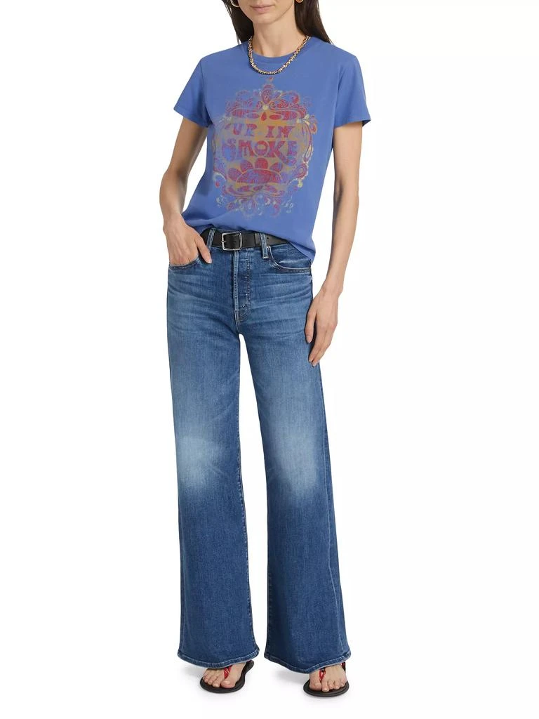MOTHER The Tomcat Roller Sneak Wide-Leg Jeans 2