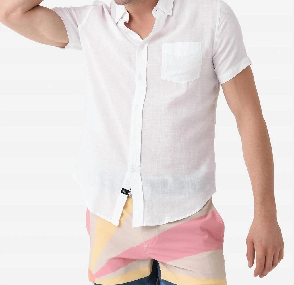 Rails Fairfax Button-Down Shirt In White 1