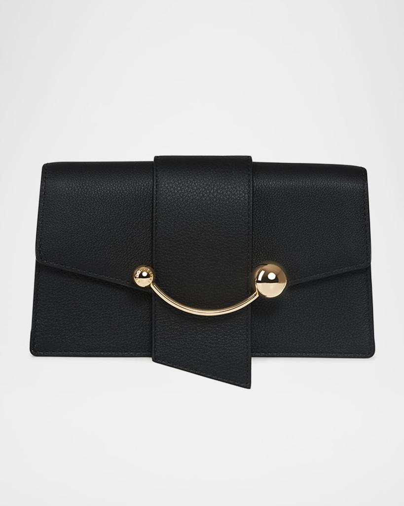 Strathberry Crescent Mini Leather Shoulder Bag