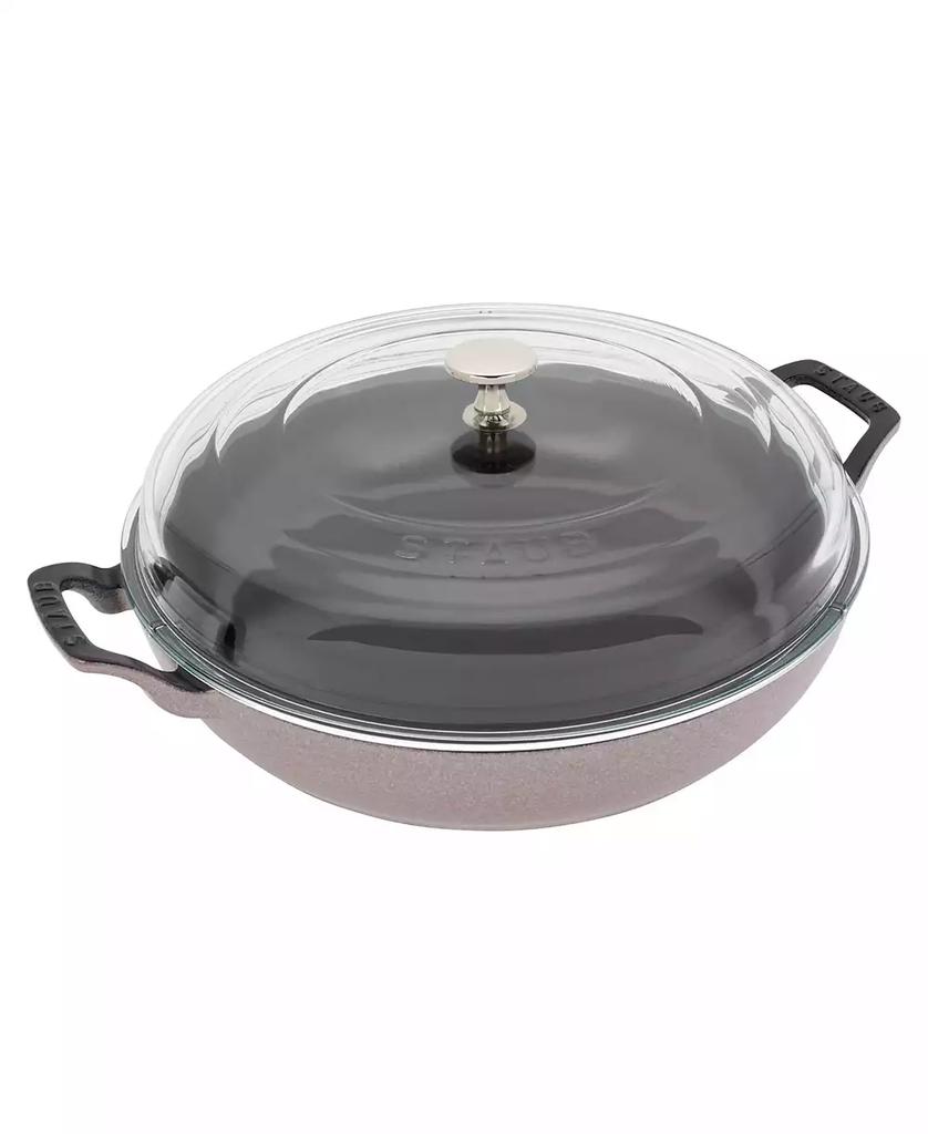 Staub Cast Iron 3.5-qt Braiser with Glass Lid