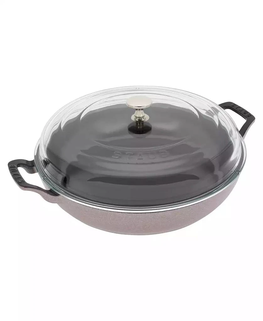 Staub Cast Iron 3.5-qt Braiser with Glass Lid 1