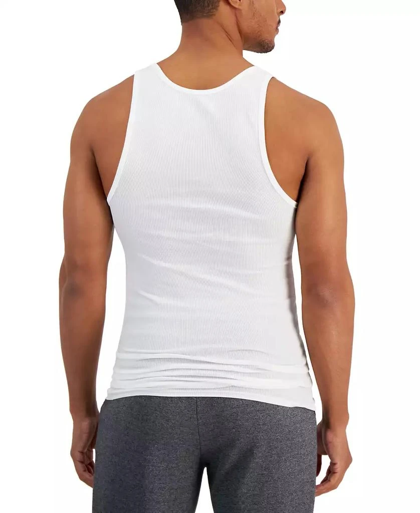 Alfani Men's 4-Pk. Regular-Fit Solid Tanks, Created for Macy's 2