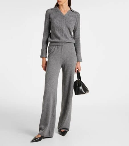 Aya Muse Gaia cashmere polo sweater 2