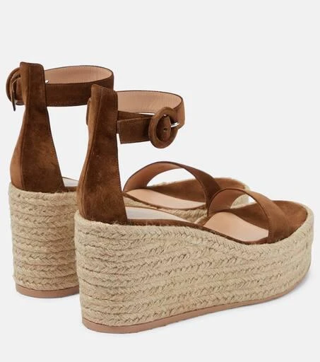 Gianvito Rossi Portofino suede espadrille wedges 3