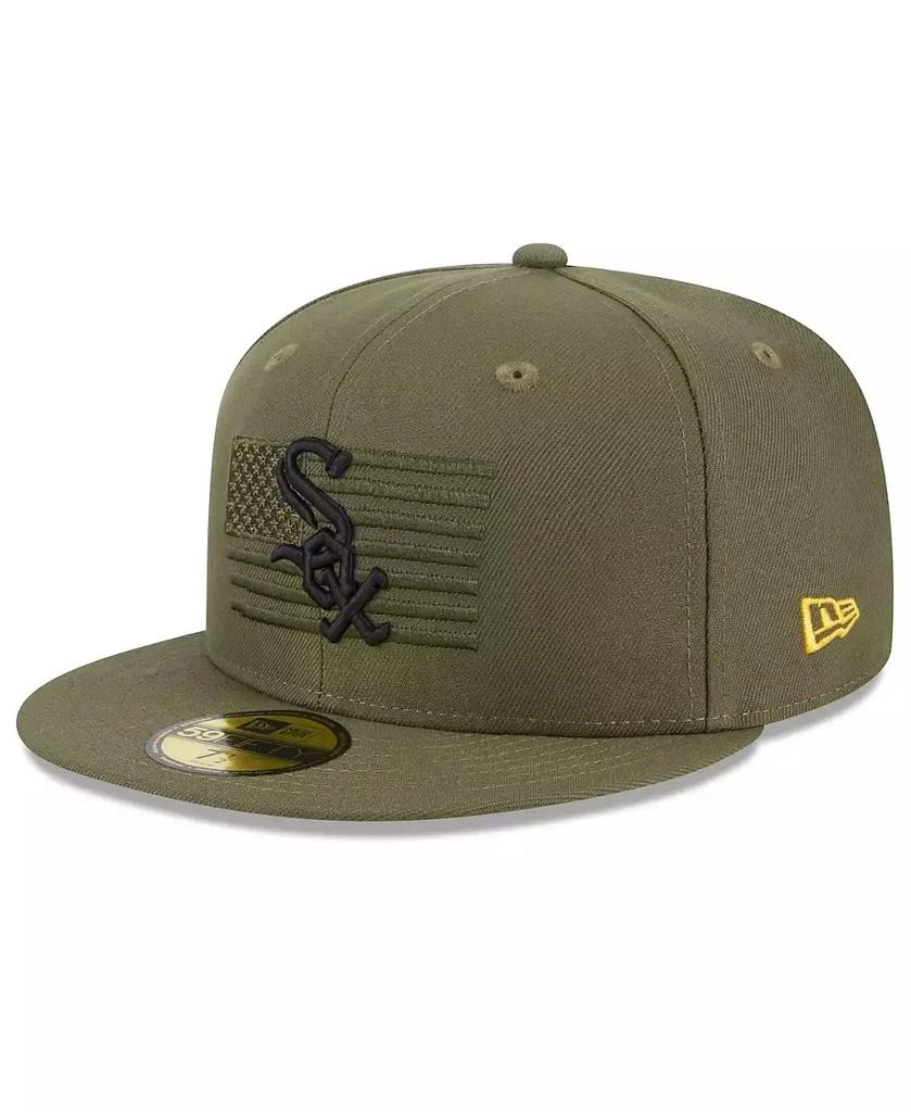 New Era Men's Green Chicago White Sox 2023 Armed Forces Day On-Field 59FIFTY Fitted Hat 4