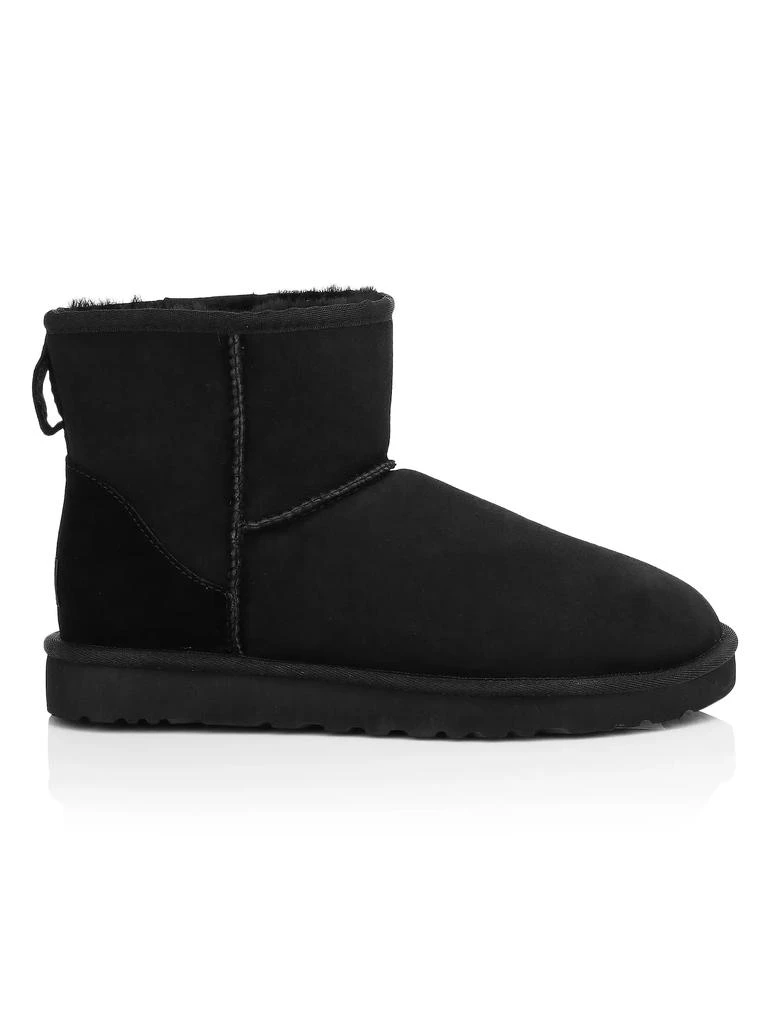 UGG Classic Heritage Suede & Shearling Classic Mini Bomber Boots 1