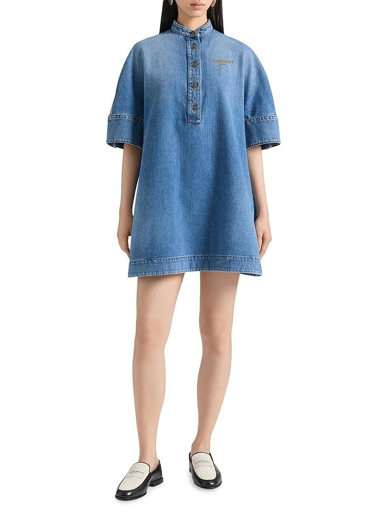 Givenchy Shirt Dress in Washed Denim 2