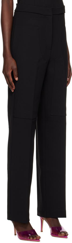 Paris Georgia Black Slouchy Suit Trousers