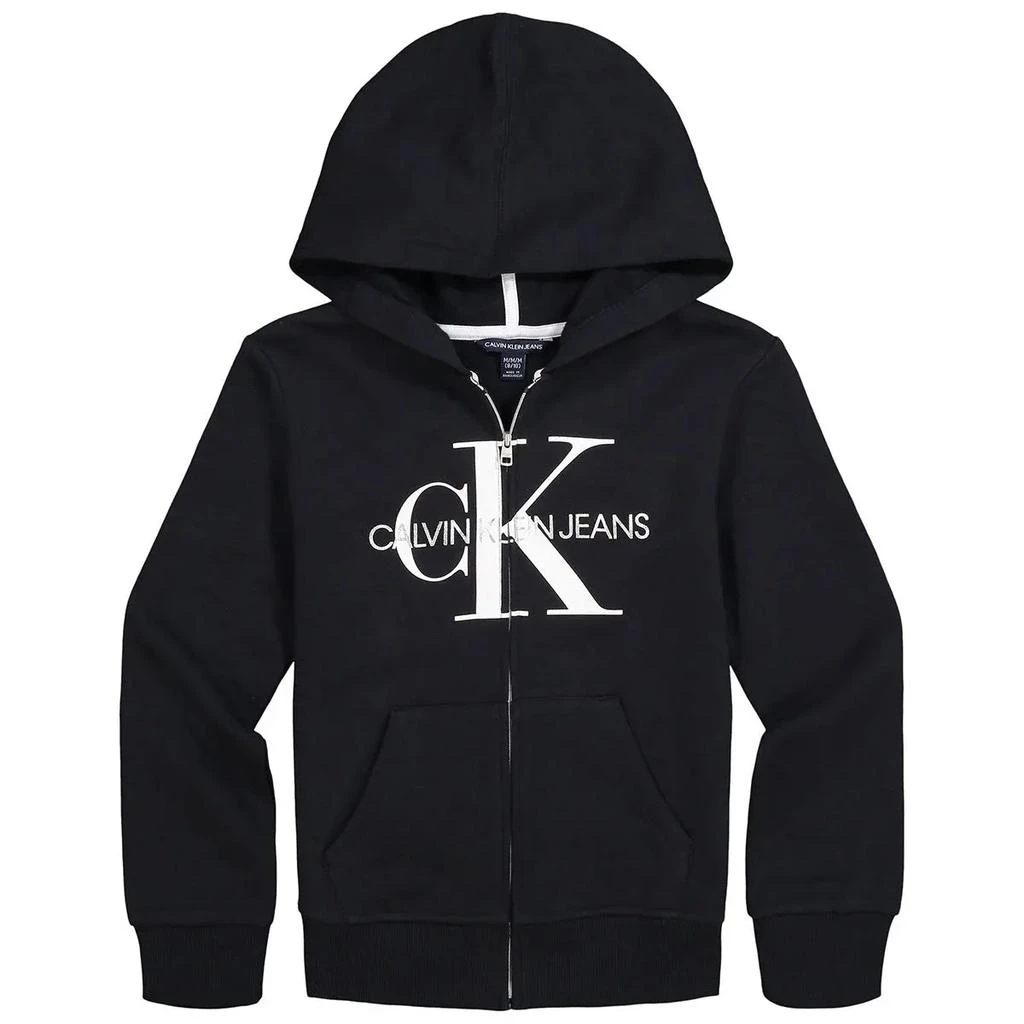 Calvin Klein Calvin Klein Big Girl's Monogram Logo Hoodie 3